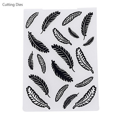 2019 Father Plastic Embossing Folders For Scrapbook DIY Album Card Plastic Template Stamp Card Making Decoration