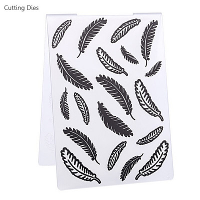 2019 Father Plastic Embossing Folders For Scrapbook DIY Album Card Plastic Template Stamp Card Making Decoration