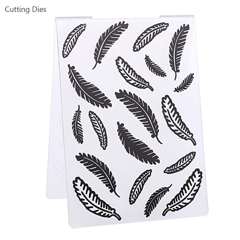 2019 Father Plastic Embossing Folders For Scrapbook DIY Album Card Plastic Template Stamp Card Making Decoration