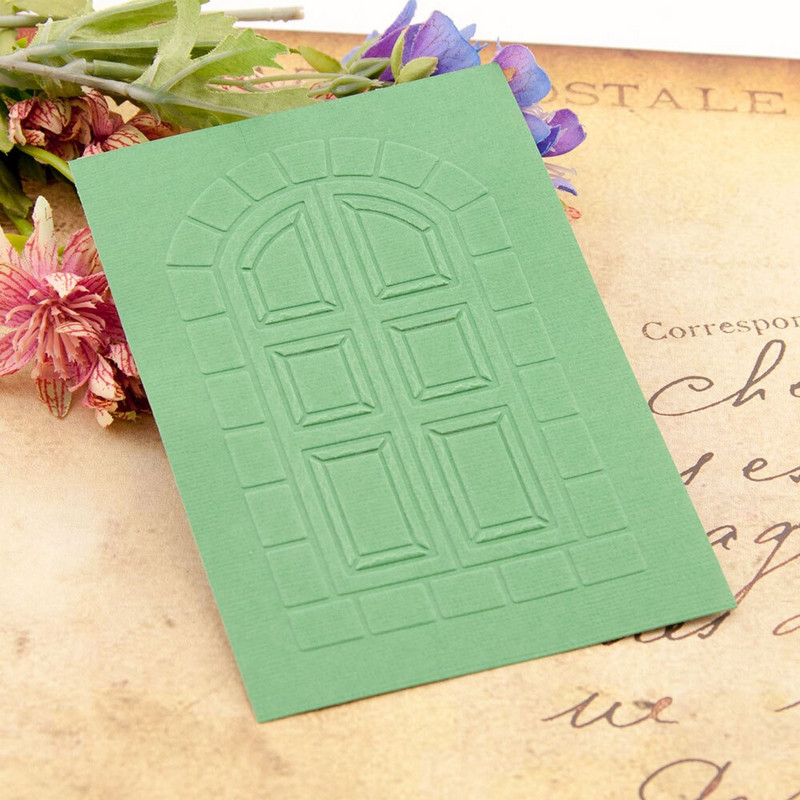 Φάκελοι για ανάγλυφο πόρτας Πλαστικό πρότυπο για χειροτεχνίες DIY Scrapbooking Κατασκευή άλμπουμ φωτογραφιών Κάρτα διακοπών Χειροποίητα προμήθειες διακόσμησης