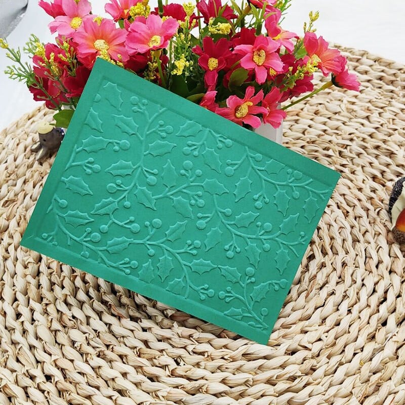 2022. aasta uut 3D reljeefset okste ja lehtedega tahvlit kasutatakse isetegemises reljeeftrükkimiseks templivaba metalli lõikamiseks