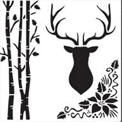 1 τεμ Στένσιλ για DIY Craft Scrapbooking Journal Πρότυπο Ζωγραφικής Διάτρητο Ανάγλυφο άλμπουμ Χαρτί κάρτα επαναχρησιμοποιήσιμη κοίλο πρότυπο