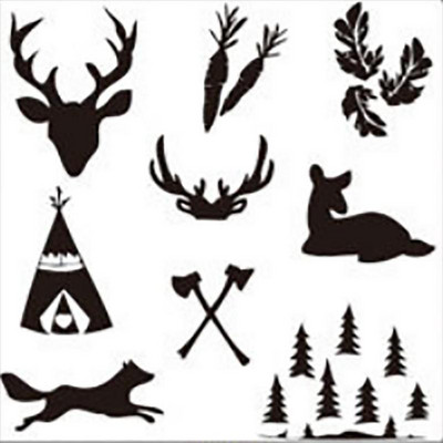 1 τεμ Στένσιλ για DIY Craft Scrapbooking Journal Πρότυπο Ζωγραφικής Διάτρητο Ανάγλυφο άλμπουμ Χαρτί κάρτα επαναχρησιμοποιήσιμη κοίλο πρότυπο