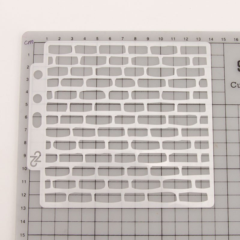 1 τεμ Στένσιλ για DIY Craft Scrapbooking Journal Πρότυπο Ζωγραφικής Διάτρητο Ανάγλυφο άλμπουμ Χαρτί κάρτα επαναχρησιμοποιήσιμη κοίλο πρότυπο