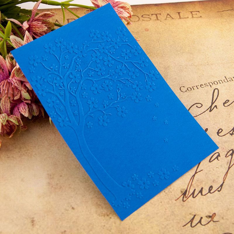 Πρότυπο φακέλου με πλαστικό ανάγλυφο λουλούδι Κάρτα άλμπουμ φωτογραφιών DIY Κατασκευή διακόσμησης χειροτεχνίας E56C