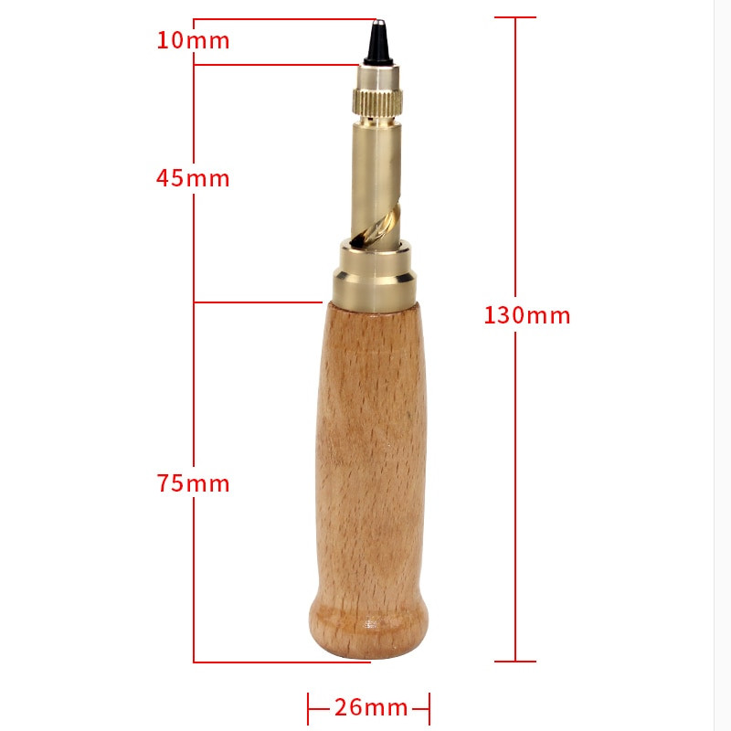 Automaatsed rihmad Punch Vahetatavad vaigistavad pöörlevad stantsimisstantsid Nahapunch käekell Craft Tool Hole Punch Kruvipuuri otsa Die