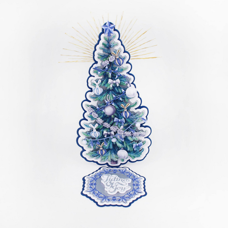 Εξαιρετική μήτρα κοπής μετάλλων σειράς Χριστουγεννιάτικων δέντρων για DIY Scrapbooking Crafts Dies Cut Maker Πρότυπο άλμπουμ φωτογραφιών χειροποίητο