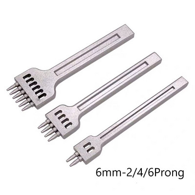 3 tk/komplekt 2/4/6 auguga DIY nahast ümmarguse rea mulgustamise tööriist 4/5/6 mm vahega augurauad Paelad õmblemine käsitsi õmblusniidi tööriist