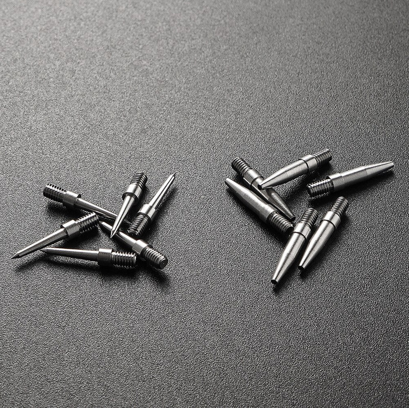 PGF από ανοξείδωτο ατσάλι με μυτερή μύτη αντικαταστάσιμη αγκαθωτό σίδερο με αφαιρούμενη στρογγυλή τρύπα διάτρητο δερμάτινο χειροτεχνικό δερμάτινο εργαλείο