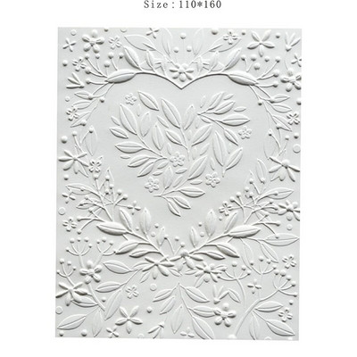 2022 m. Nauja 3D reljefinė, puokštės reljefinė lenta naudojama „pasidaryk pats“ reljefiniam procesui, kad būtų sukurtas raštinis fonas, sveikinimo atvirukų iškarpų albumas