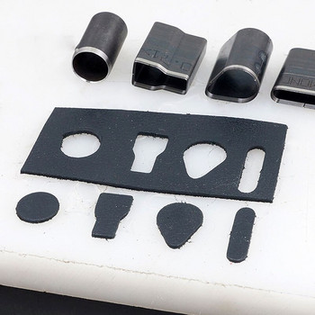 24/39Pcs Hole Space Cutter Punch Χειροποίητο DIY Σετ εργαλείων διάτρησης με ανάγλυφο δερμάτινο χειροτεχνία για θήκη τηλεφώνου δερμάτινη ζώνη