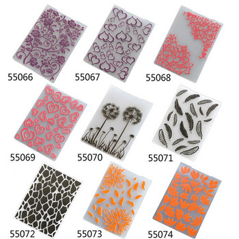 Facemile 1PCS Plastic Embossing Folder for Scrapbook DIY Album Card Tool Plastic Template Stamp Card Making Decoration