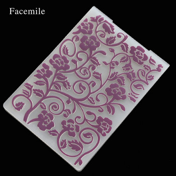 Facemile 1PCS Plastic Embossing Folder for Scrapbook DIY Album Card Tool Plastic Template Stamp Card Making Decoration