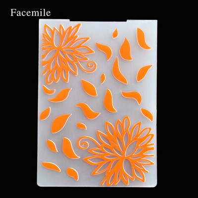 Facemile 1PCS Plastic Embossing Folder for Scrapbook DIY Album Card Tool Plastic Template Stamp Card Making Decoration