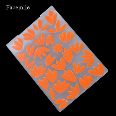 Facemile 1PCS Plastic Embossing Folder for Scrapbook DIY Album Card Tool Plastic Template Stamp Card Making Decoration