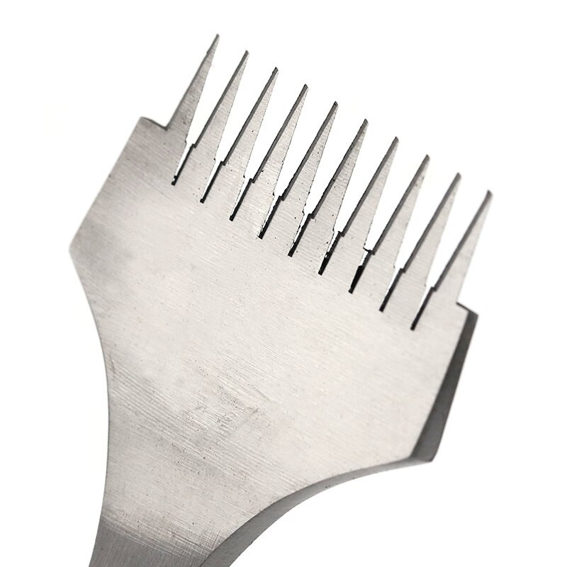 3 τμχ Σετ εργαλείων διάτρησης ραφής δερμάτινη χειροτεχνία γαλλικού τύπου DIY Εργαλεία διάτρησης με τρύπες Σμίλη λοξή επίπεδη κοπή 3,85/3,38/3,0/2,7 χιλιοστά