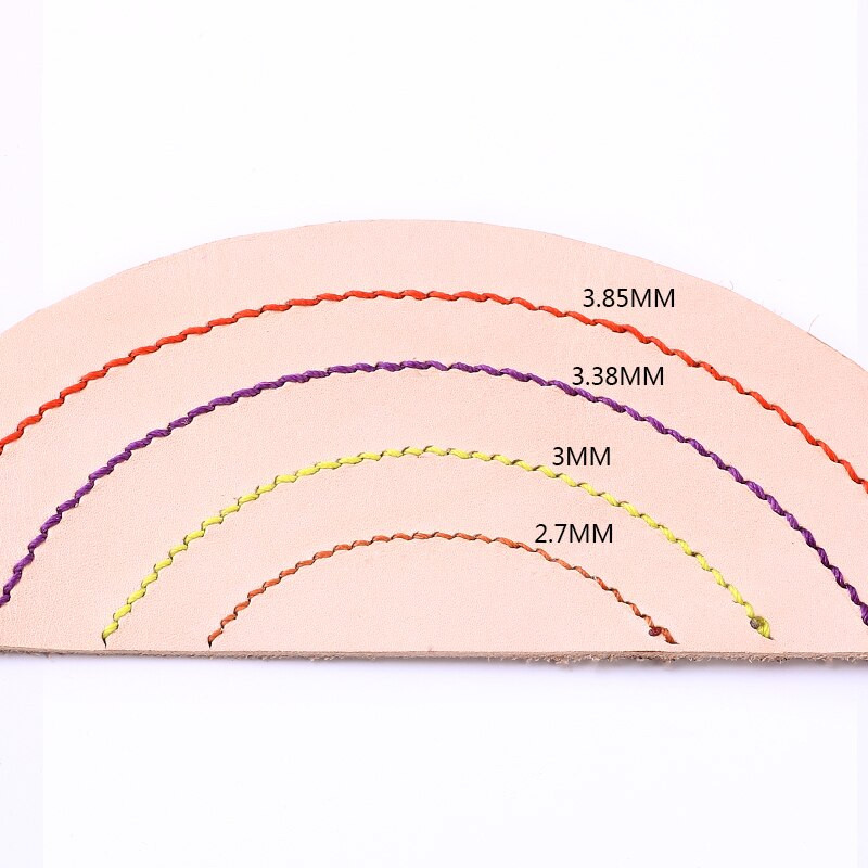 3 τμχ Σετ εργαλείων διάτρησης ραφής δερμάτινη χειροτεχνία γαλλικού τύπου DIY Εργαλεία διάτρησης με τρύπες Σμίλη λοξή επίπεδη κοπή 3,85/3,38/3,0/2,7 χιλιοστά