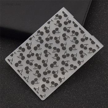 Cherry Blossoms Plastic Embossing Folder for Scrapbook DIY Card Making Tool Plastic Template Decorations