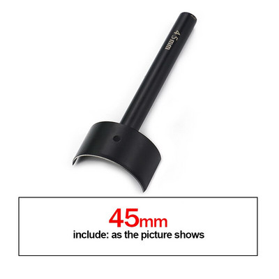 15-45 χιλιοστά Ημικυκλική διάτρηση Ραφή κοπής από χάλυβα Δερμάτινο γωνιακό κιτ κοπής Εγχειρίδιο Στρογγυλή ζώνη ζώνης τσάντα πορτοφόλι Δερμάτινο εργαλείο διάτρησης