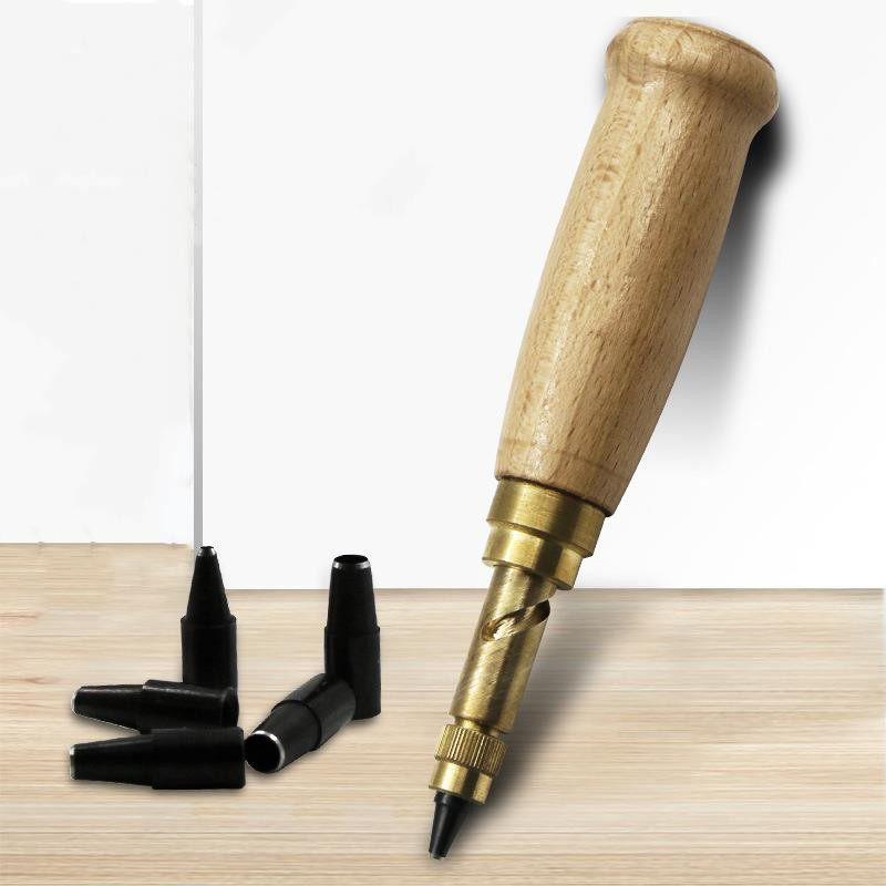 Βίδα διάτρησης με τρύπα Αφαιρούμενο βιβλίο τρυπάνι Auto με 5 Μέγεθος Μύτη 1,5-4mm Αυτόματες Ζώνες Βιδωτή Δερμάτινο Εργαλείο