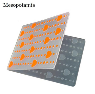 DIY Scrapbooking Love Embossing File Templates Card Making Plastic Template Χειροτεχνία κήπου Τέχνες, χειροτεχνίες και ράψιμο με ανάγλυφο φάκελο