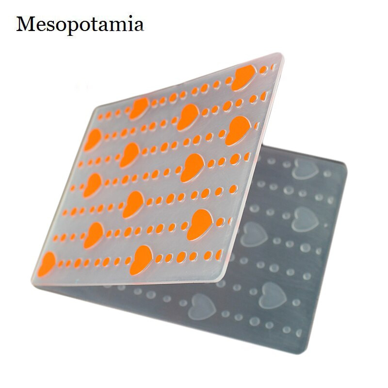 DIY Scrapbooking Love Embossing File Templates Card Making Plastic Template Χειροτεχνία κήπου Τέχνες, χειροτεχνίες και ράψιμο με ανάγλυφο φάκελο