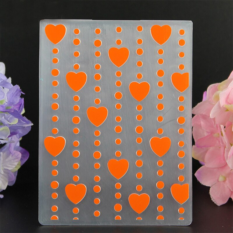 DIY Scrapbooking Love Embossing File Templates Card Making Plastic Template Χειροτεχνία κήπου Τέχνες, χειροτεχνίες και ράψιμο με ανάγλυφο φάκελο