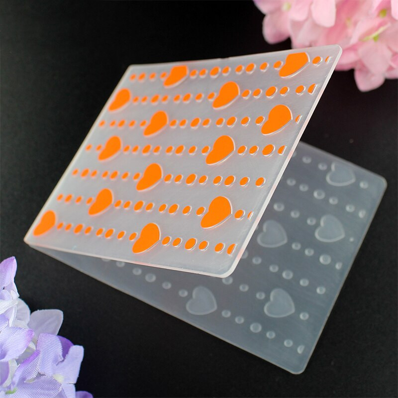 DIY Scrapbooking Love Embossing File Templates Card Making Plastic Template Χειροτεχνία κήπου Τέχνες, χειροτεχνίες και ράψιμο με ανάγλυφο φάκελο