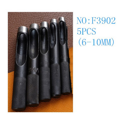 Στρογγυλό σετ διάτρησης 1-10 mm Δερμάτινο Εργαλείο διάτρησης χειροτεχνίας Εργαλείο κοπής διάτρησης κοίλων οπών για ζώνες ρολογιών Ζώνες καμβά χαρτί πλαστικό