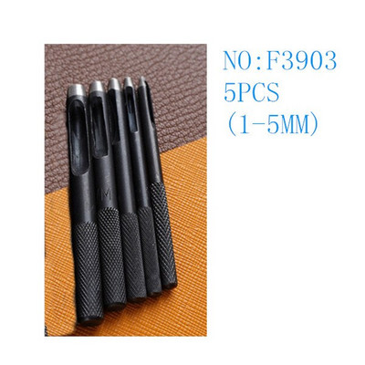 Στρογγυλό σετ διάτρησης 1-10 mm Δερμάτινο Εργαλείο διάτρησης χειροτεχνίας Εργαλείο κοπής διάτρησης κοίλων οπών για ζώνες ρολογιών Ζώνες καμβά χαρτί πλαστικό