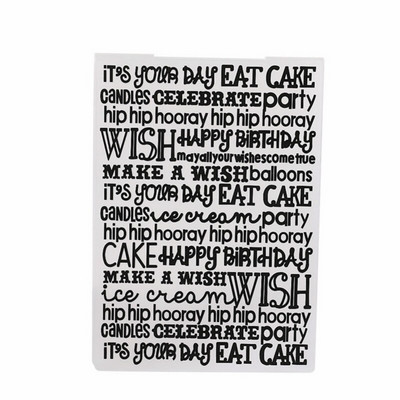 1 ΤΕΜ Πλαστικό Πρότυπο Ανάγλυφο Φάκελο για Scrapbooking Φωτογραφικό Άλμπουμ Χαρτί Κάρτα Κάρτα χειροτεχνίας Κάνοντας Διακόσμηση Γάμου