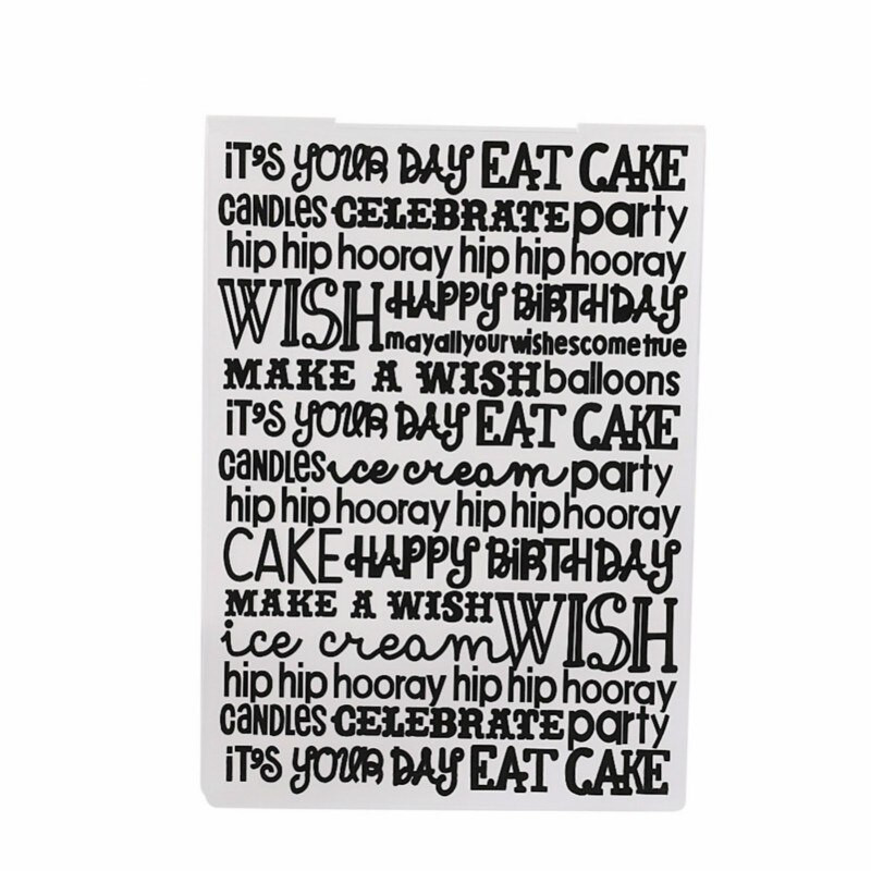 1 ΤΕΜ Πλαστικό Πρότυπο Ανάγλυφο Φάκελο για Scrapbooking Φωτογραφικό Άλμπουμ Χαρτί Κάρτα Κάρτα χειροτεχνίας Κάνοντας Διακόσμηση Γάμου