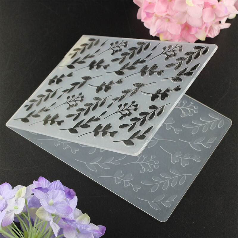 DIY Scrapbooking Listy Púpava Bump Embossing File Šablóny Karty Plastová šablóna Záhradné remeslá Šitie Embossing Priečinky