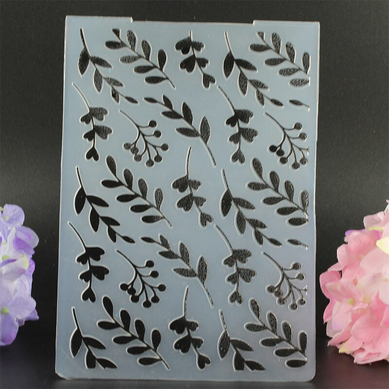 DIY Scrapbooking Listy Púpava Bump Embossing File Šablóny Karty Plastová šablóna Záhradné remeslá Šitie Embossing Priečinky