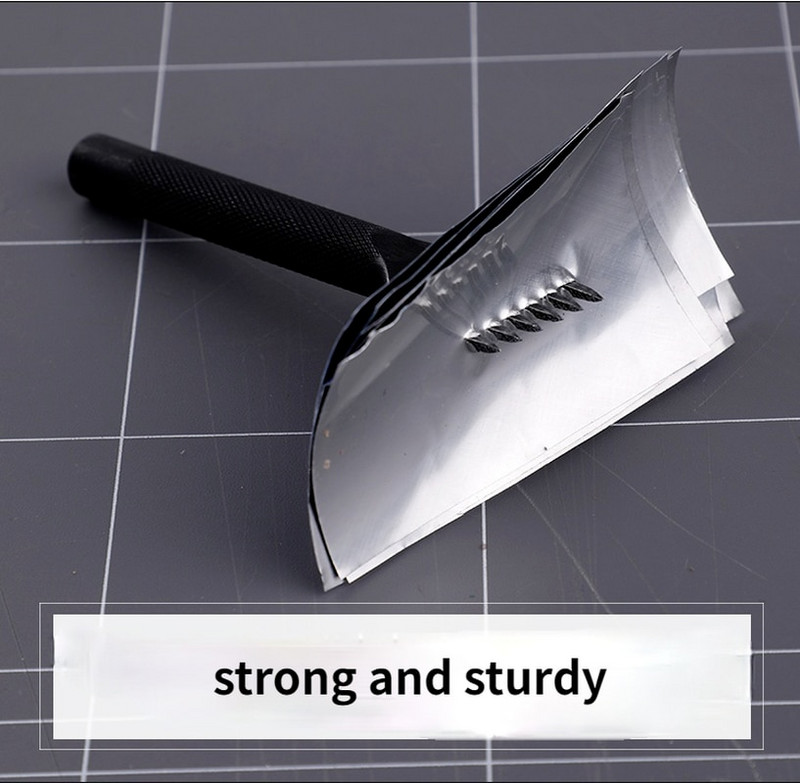 3/4/5/6 χιλιοστά Spacing Δερμάτινες τρύπες Διάτρηση ραφής Διαμάντι τρύπημα 1-2-4-6 Δόντια Κορδόνια Ράψιμο DIY Ζώνη χειροτεχνίας 4 τμχ/σετ