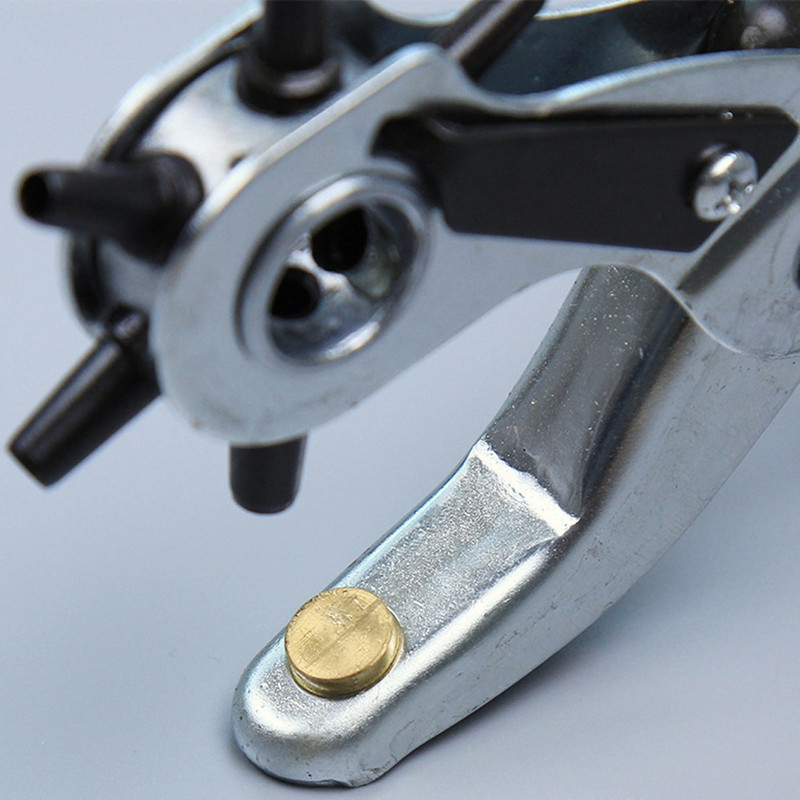 Δερμάτινο εργαλείο διάτρησης για δερμάτινες χειροτεχνίες ματιές Diy ματιές Εργαλεία χειρός Ράψιμο Leathercraft Needlework Χαρτί διάτρησης ζωνών τρύπας