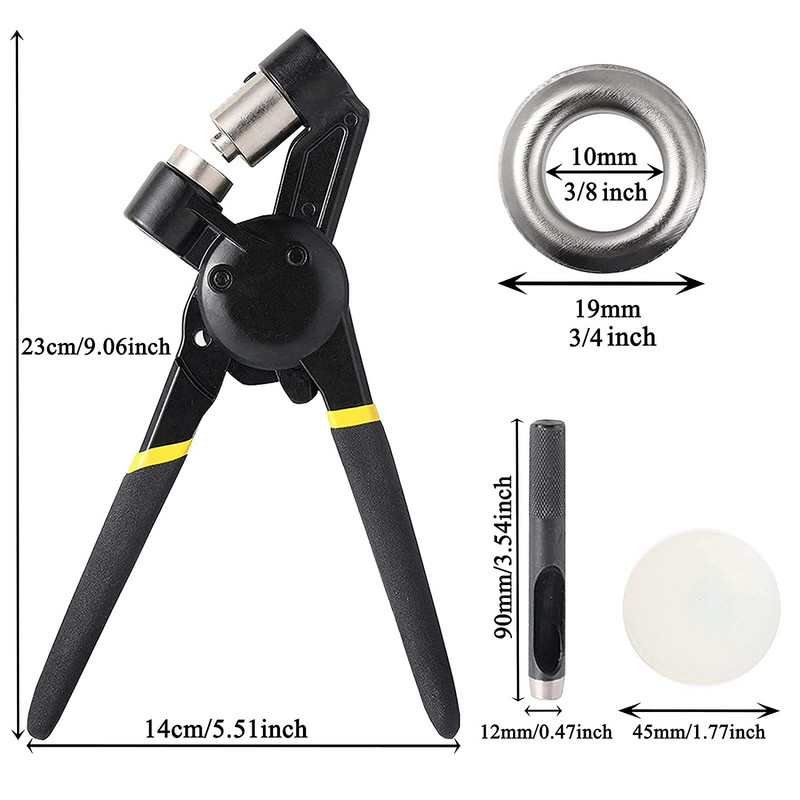 Įrankių rinkinys tarpiklių presavimo replių štampavimo rinkiniai Rankinės kilpos mašina su sidabriniais tarpikliais, skirta odiniams batams iš audinio audinio