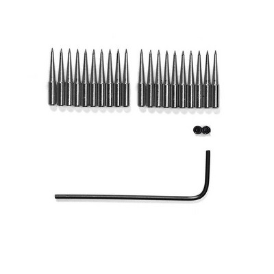 Eemaldatav ümmarguse auguga nahast stantsimistööriist Terav pea, vahetatav torkimisraud Professionaalne stantsimistööriist Nahast käsitööna