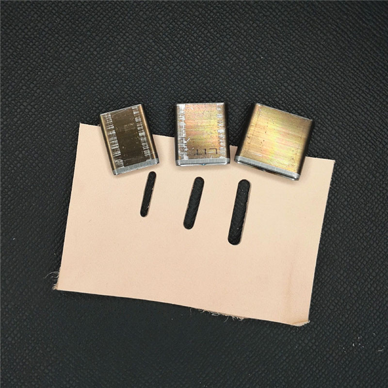 Δερμάτινο λουράκι ζωνών χειροτεχνίας Οβάλ τρύπα Κοπή καλουπιών Εργαλεία διάτρησης Ιαπωνίας χαλύβδινο λουράκι λεπίδας πλάγιο σχήμα Κόφτης χειροποίητο Diy