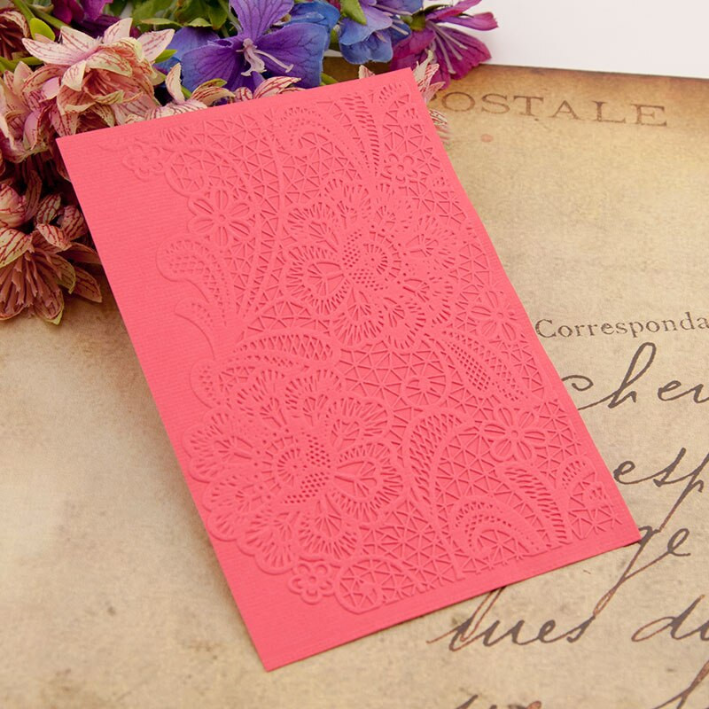 Cvijeće Fantazija Plastične mape za utiskivanje Pozadinski predložak za DIY spomenare Rukotvorine Izrada foto albuma Čestitke Blagdanski dekor