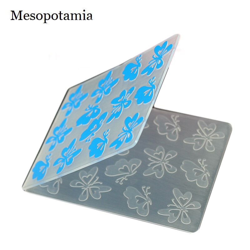 DIY Scrapbooking Charm Butterfly Embossing File Templates Card Making Plastic Template Arts Χειροτεχνία & Ράψιμο Φακέλων με ανάγλυφο