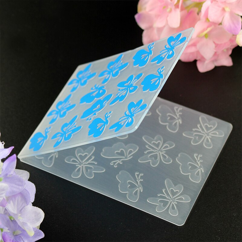 DIY Scrapbooking Charm Butterfly Embossing File Templates Card Making Plastic Template Arts Χειροτεχνία & Ράψιμο Φακέλων με ανάγλυφο