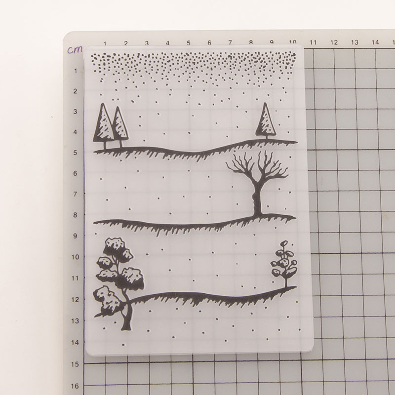Φάκελοι με ανάγλυφο δέντρου Πλαστικό πρότυπο για χειροτεχνίες DIY Scrapbooking Φτιάχνοντας άλμπουμ φωτογραφιών Κάρτα φόντου Γιορτινή διακόσμηση
