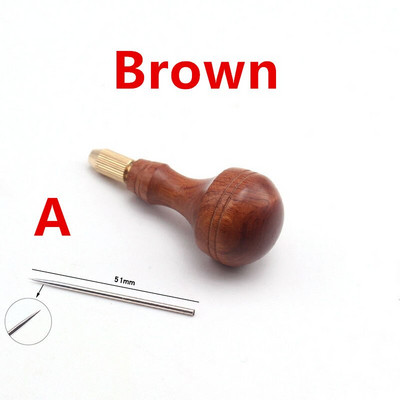 1 τεμ. Δερμάτινο σουβλί ραψίματος Διαμάντι Εργαλείο χειροτεχνίας ραψίματος Σουβίλι DIY Stitcher Taper Leather Punch