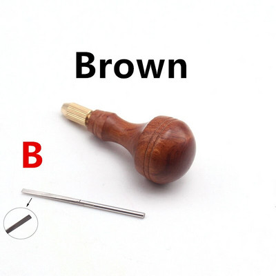 1 τεμ. Δερμάτινο σουβλί ραψίματος Διαμάντι Εργαλείο χειροτεχνίας ραψίματος Σουβίλι DIY Stitcher Taper Leather Punch