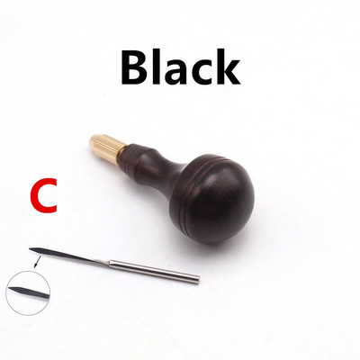 1 τεμ. Δερμάτινο σουβλί ραψίματος Διαμάντι Εργαλείο χειροτεχνίας ραψίματος Σουβίλι DIY Stitcher Taper Leather Punch