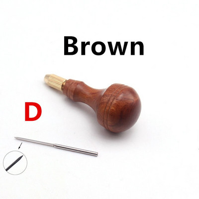 1 τεμ. Δερμάτινο σουβλί ραψίματος Διαμάντι Εργαλείο χειροτεχνίας ραψίματος Σουβίλι DIY Stitcher Taper Leather Punch