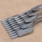 Odinių rankdarbių įrankių rinkinys nerūdijančio plieno skylių kaltų įpjovimo dygsnio perforavimo įrankių rinkinys GRSA889