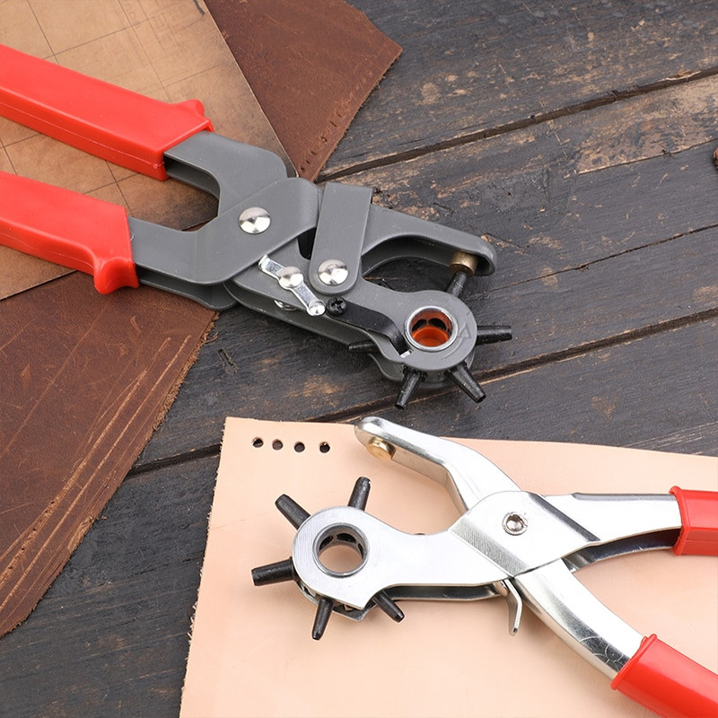 KAOBUY Δερμάτινη ζώνη τρύπας πένσα ματιών διάτρητη ραπτομηχανή Περιστρεφόμενη ραπτομηχανή Εργαλείο ρυθμιστής τσάντας λουράκι ρολογιού Οικιακό δερμάτινο χειροποίητο