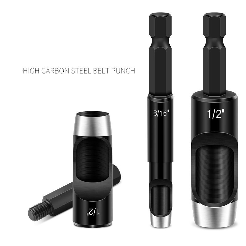 Elektrinės mašinos tuščiaviduris perforatorius, skirtas audinių, popieriaus, kartono, tarpiklių, veltinio, gumos, plastiko ir odinio diržo grąžtams